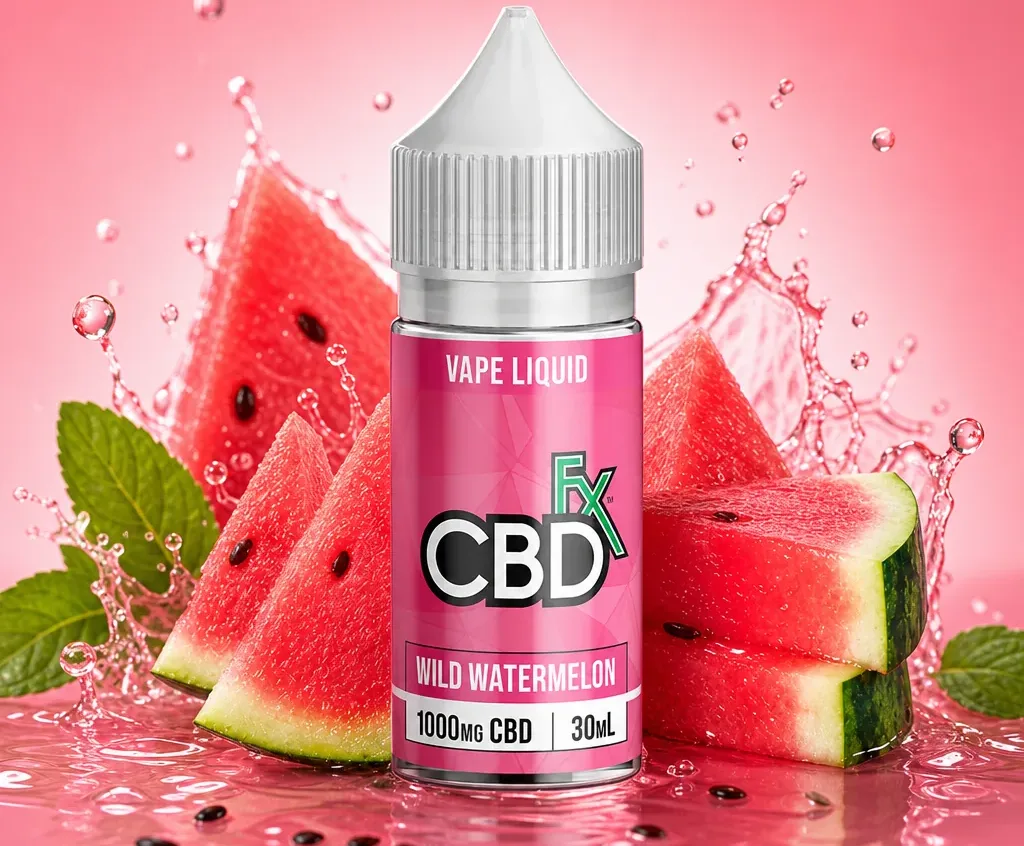 CBDfx Wild Watermelon CBD Vape Juice image 2