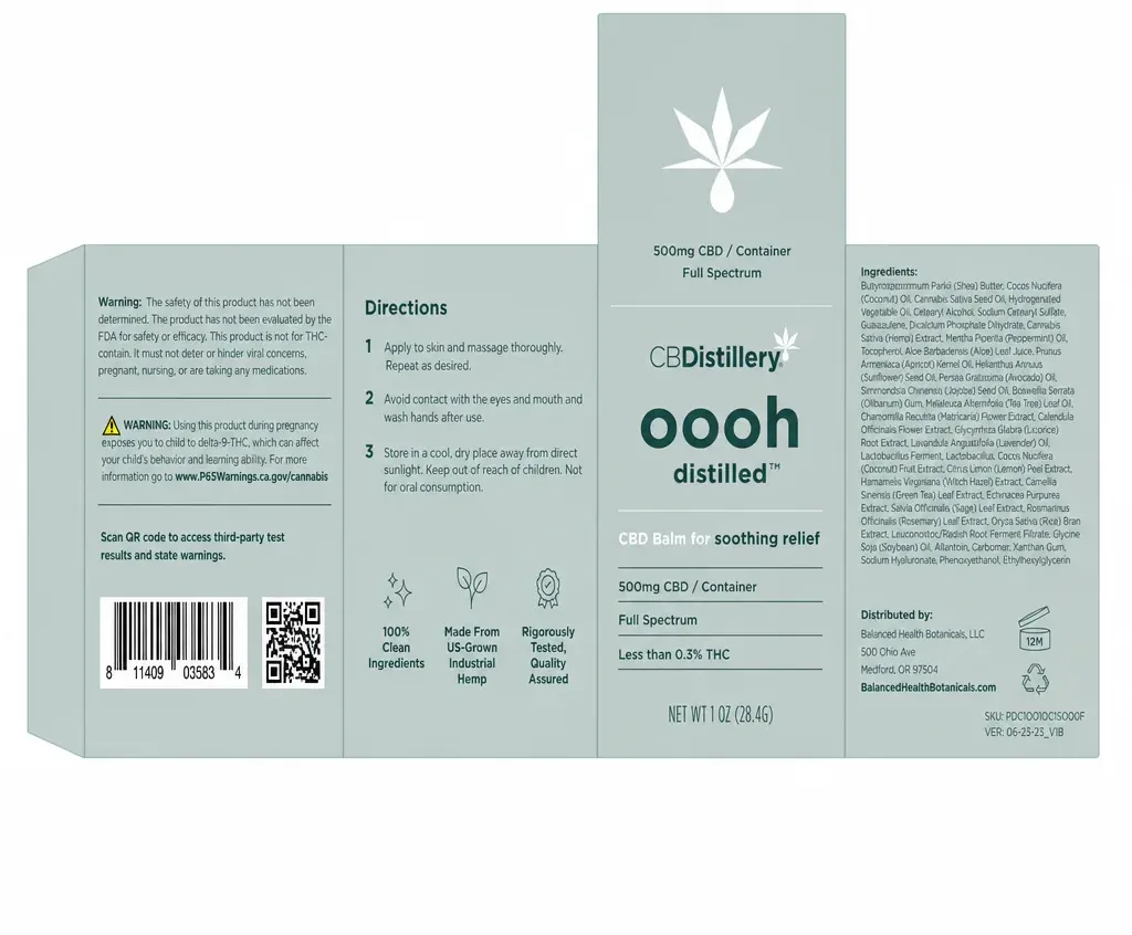 CBDistillery CBD Soothing Relief Balm image 3