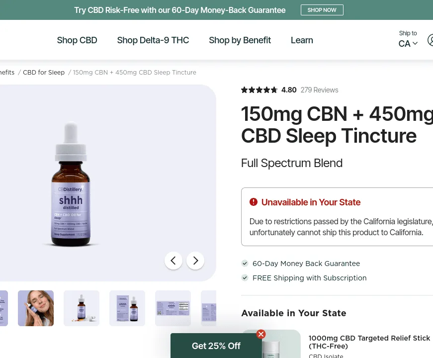 CBDistillery Sleep Tincture image 4