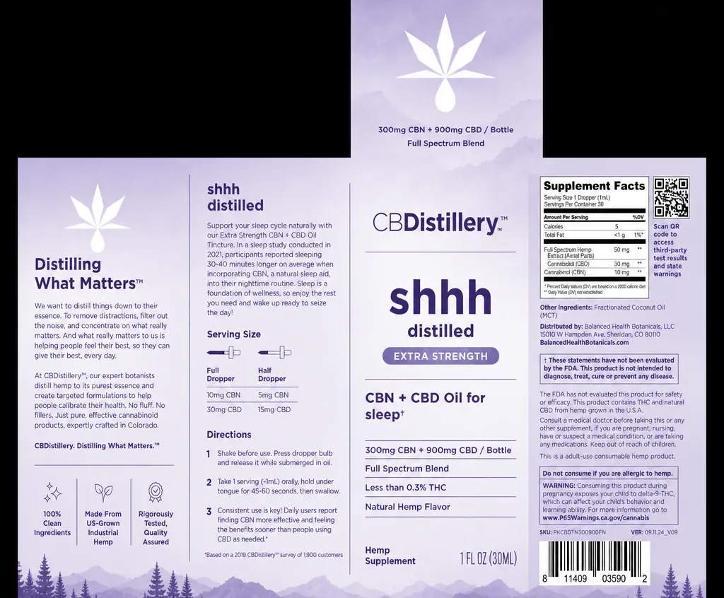 CBDistillery CBN + CBD Sleep Tincture image 3