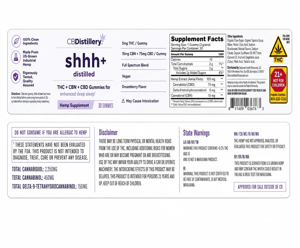 CBDistillery Enhanced Deep Sleep Gummies image 2