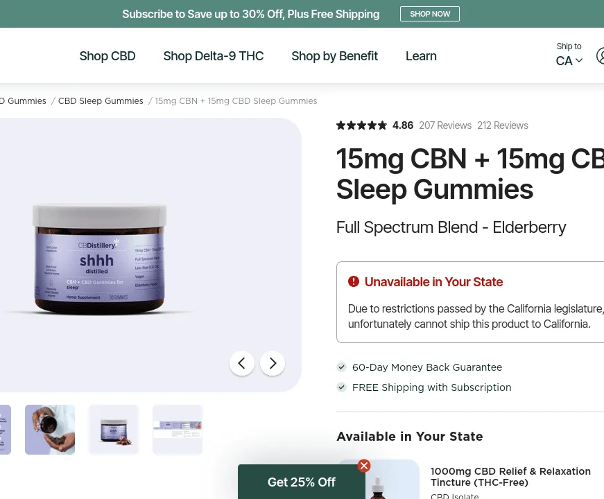 CBDistillery CBN + CBD Sleep Gummies image 4