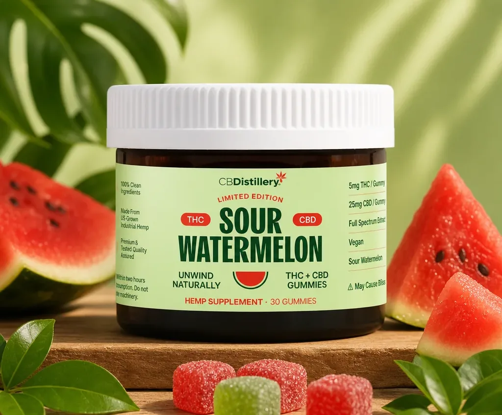 CBDistillery Sour Watermelon Gummies