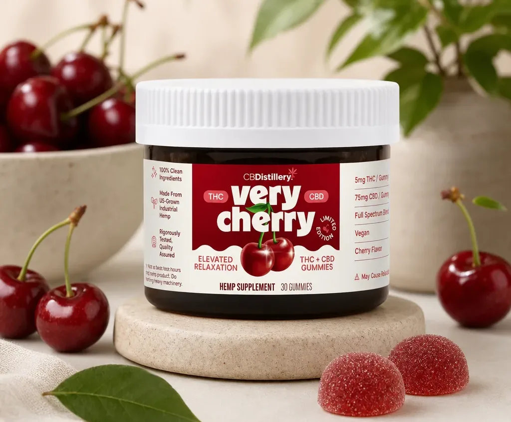 CBDistillery Very Cherry Elevated Relaxation Gummies