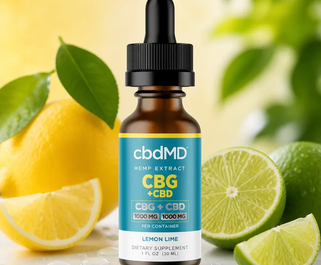 cbdMD Broad Spectrum CBG + CBD Oil Tincture