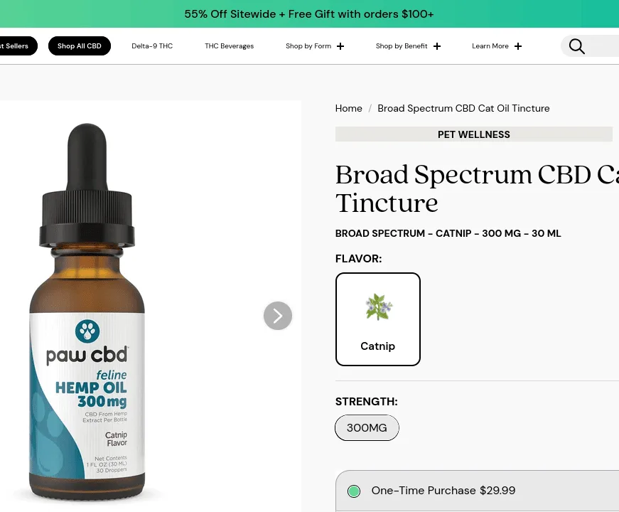cbdMD CBD Cat Oil Tincture image 2