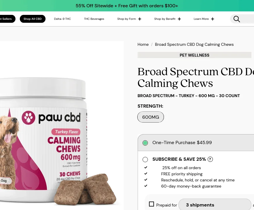 cbdMD CBD Dog Calming Chews image 2