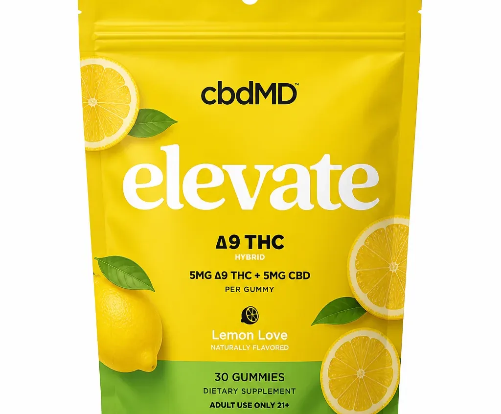 cbdMD Delta 9 THC Elevate Gummies