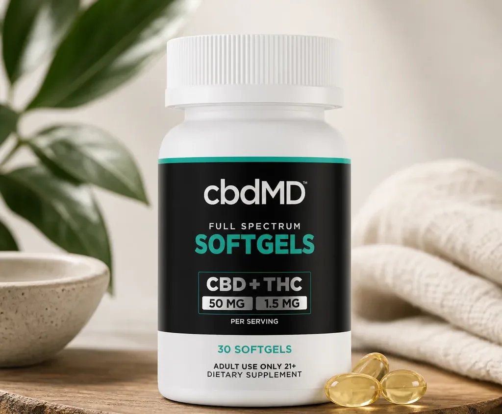 cbdMD Full Spectrum CBD Softgels