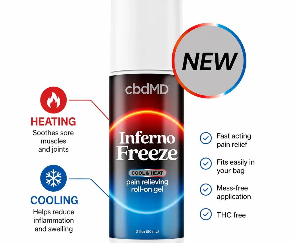 cbdMD Inferno Freeze Roller
