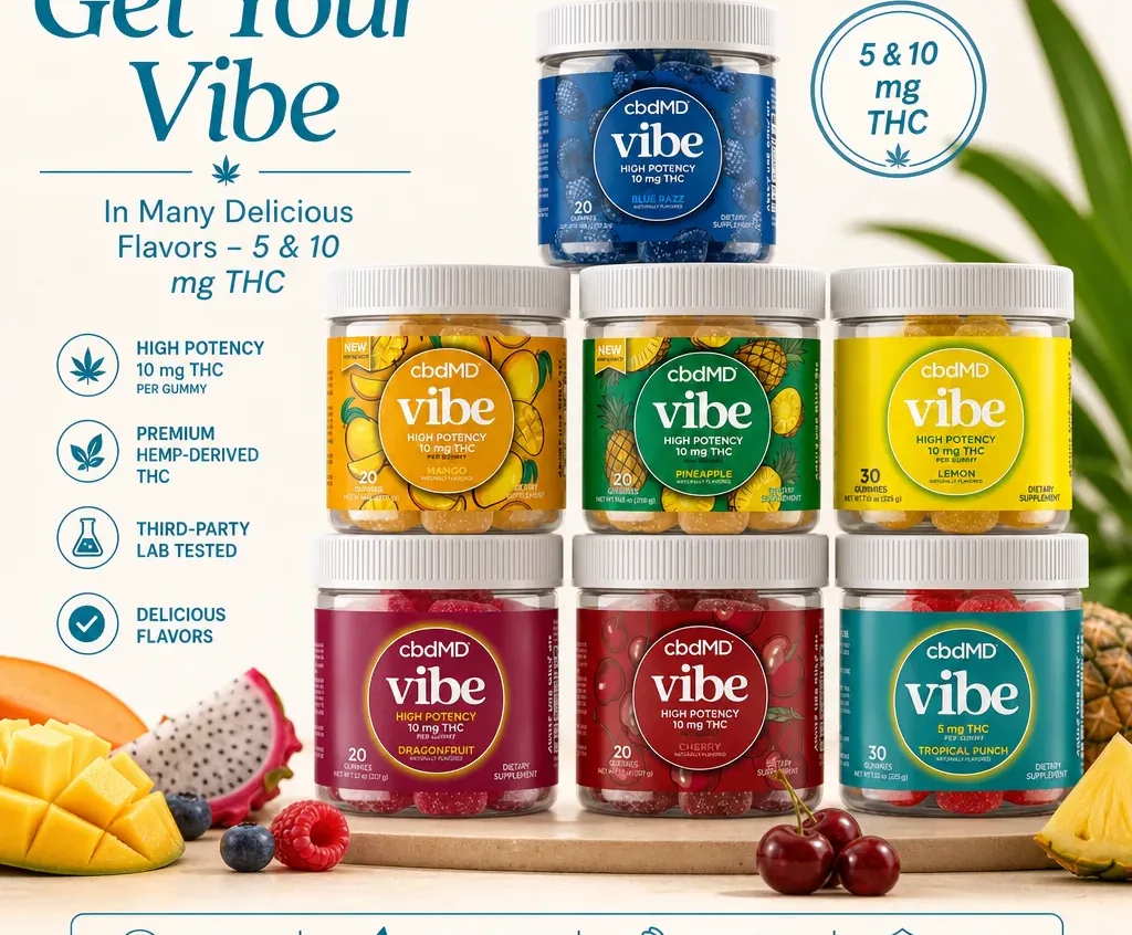 cbdMD Vibe Delta 9 Gummies