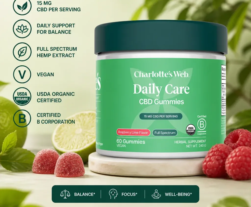 Charlotte’s Web Daily Care CBD Gummies