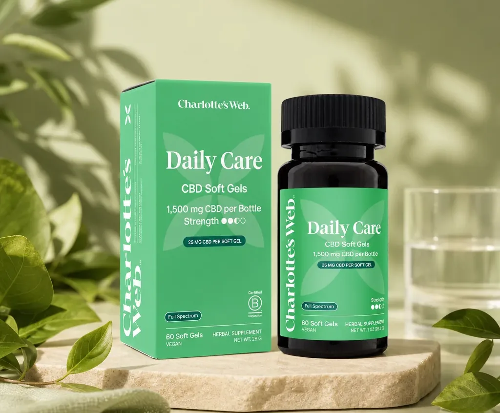 Charlotte’s Web Daily Care CBD Soft Gel Capsules image 3