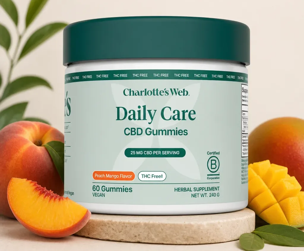 Charlotte’s Web Daily Care THC-Free CBD Gummies