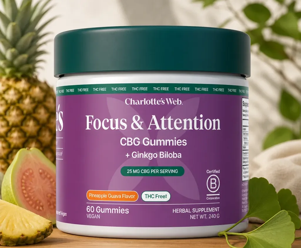 Charlotte’s Web Focus & Attention CBG Gummies