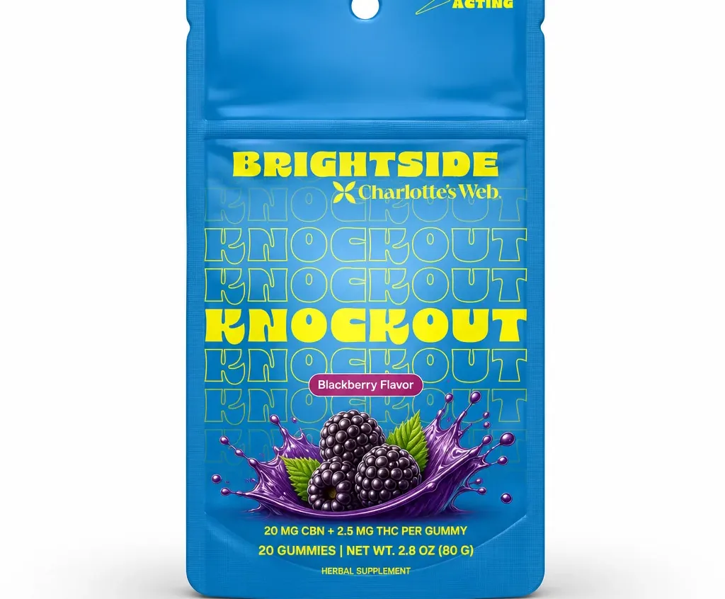 Charlotte’s Web Knockout THC Gummies Blackberry