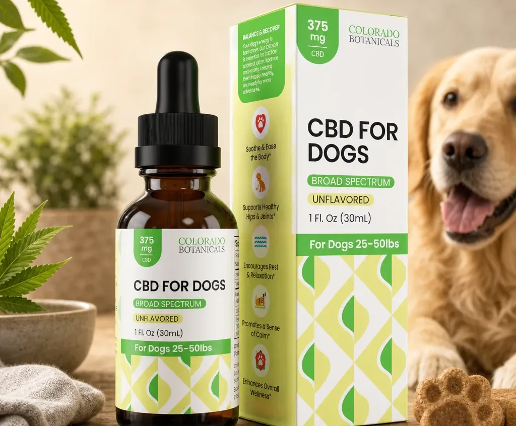 Colorado Botanicals Broad Spectrum CBD Oil for Dogs & Cats image 2