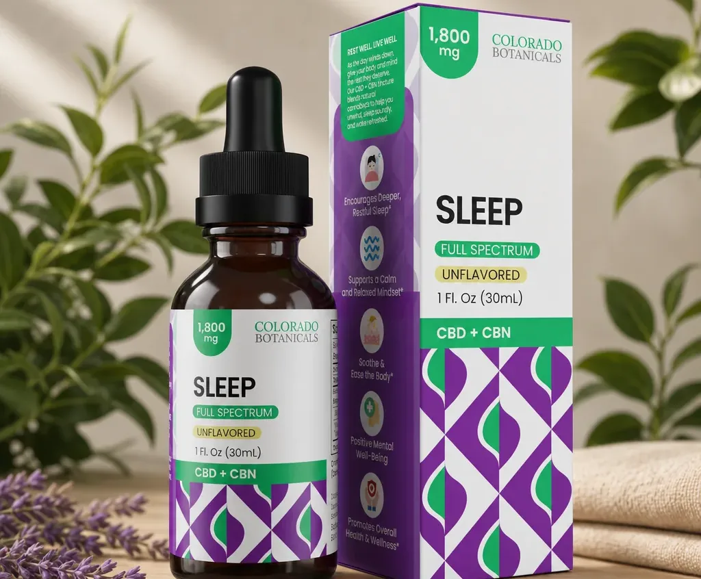 Colorado Botanicals CBD + CBN Oil for Sleep image 2