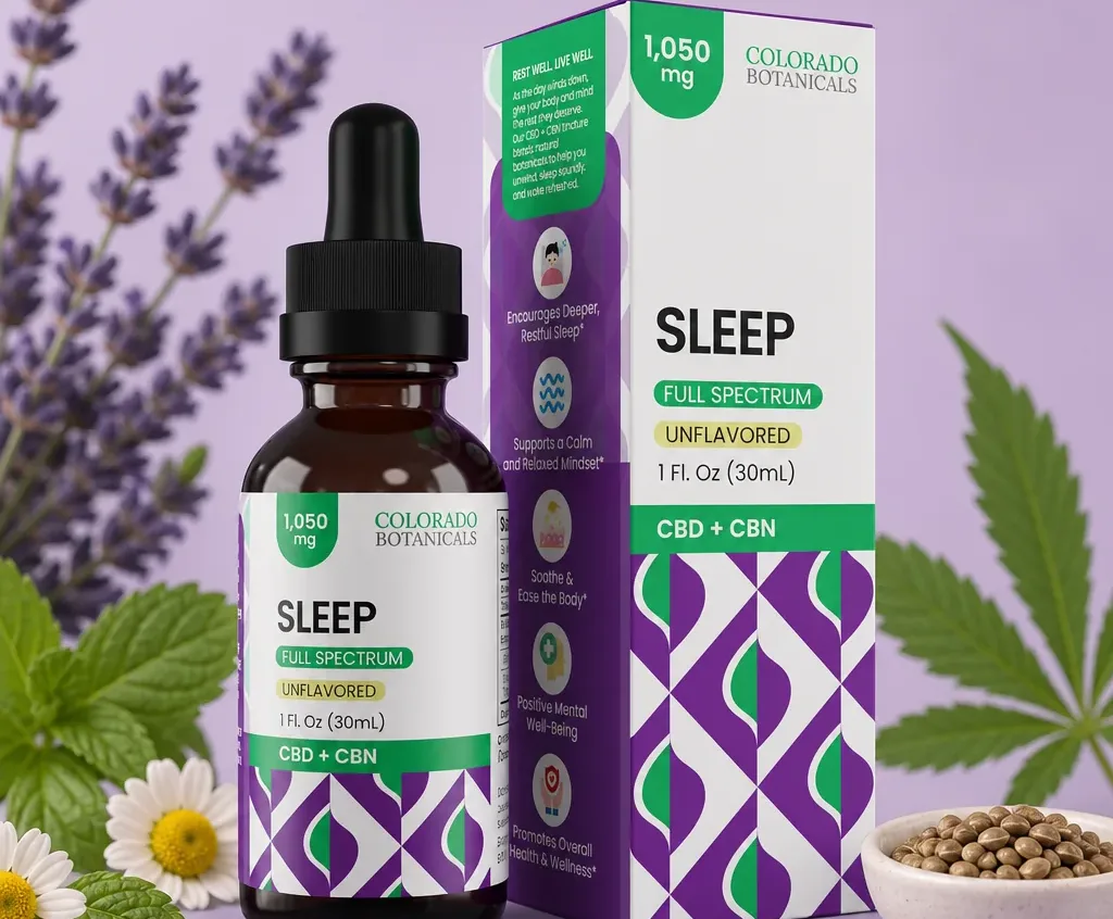 Colorado Botanicals Goodnight CBD CBN Oil Drops image 2
