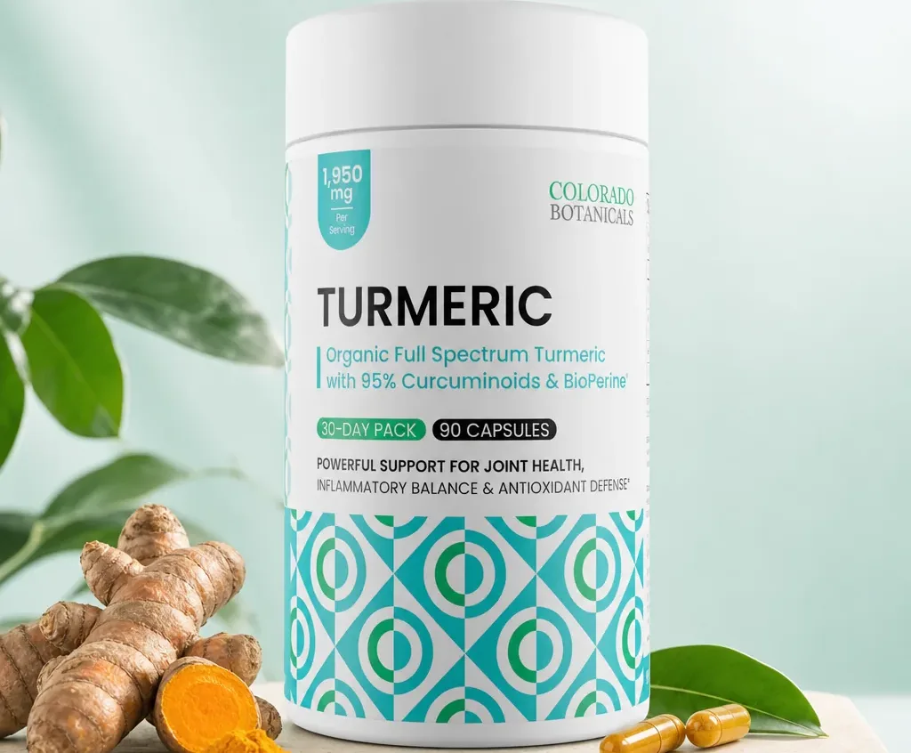 Colorado Botanicals Organic Turmeric Capsules