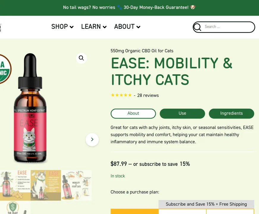 Dog Health EASE: Mobility & Itchy Cats image 3