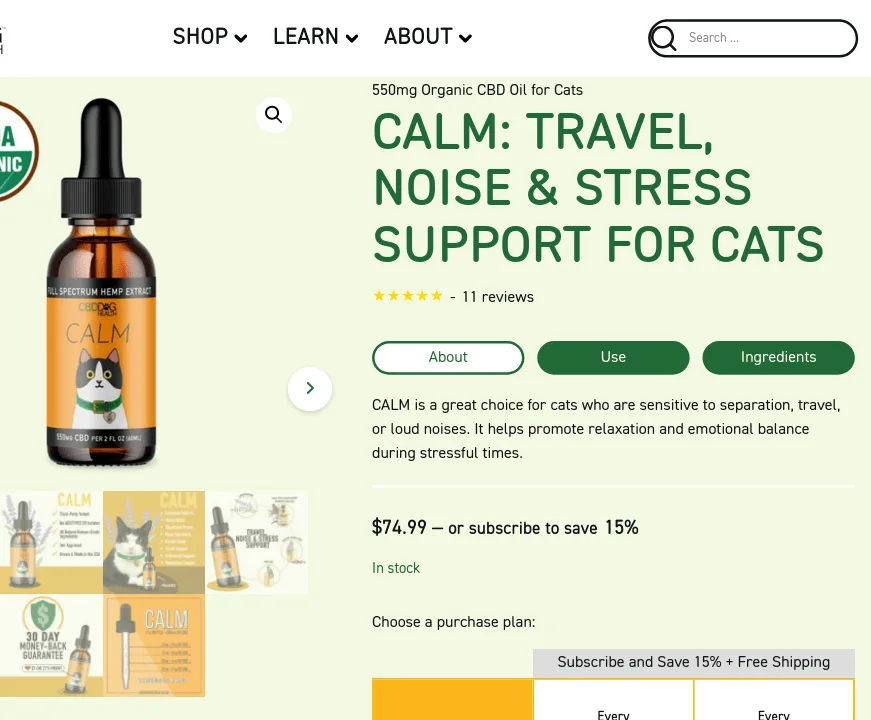 Dog Health CALM image 3