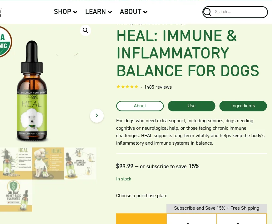 Dog Health HEAL: Immune & Inflammatory Balance for Dogs image 3
