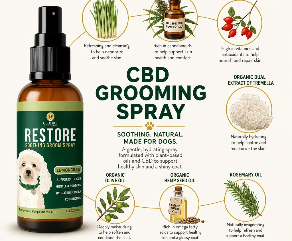Dog Health Restore CBD Groom Spray image 3