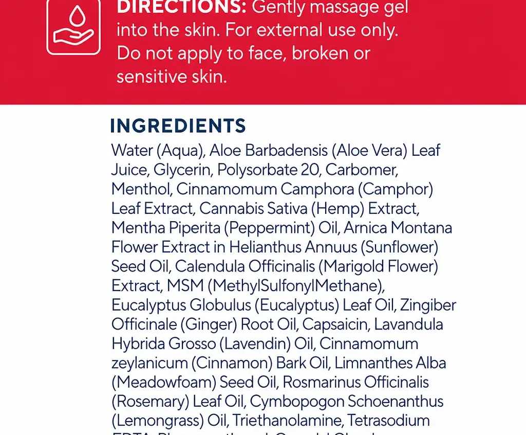 Elixinol Active Sports Gel image 3