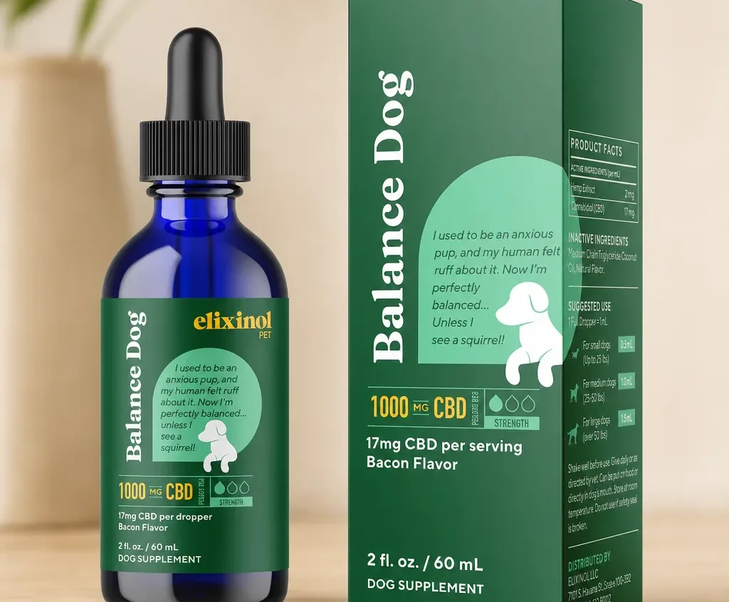 Elixinol Balance Dog Tincture image 2