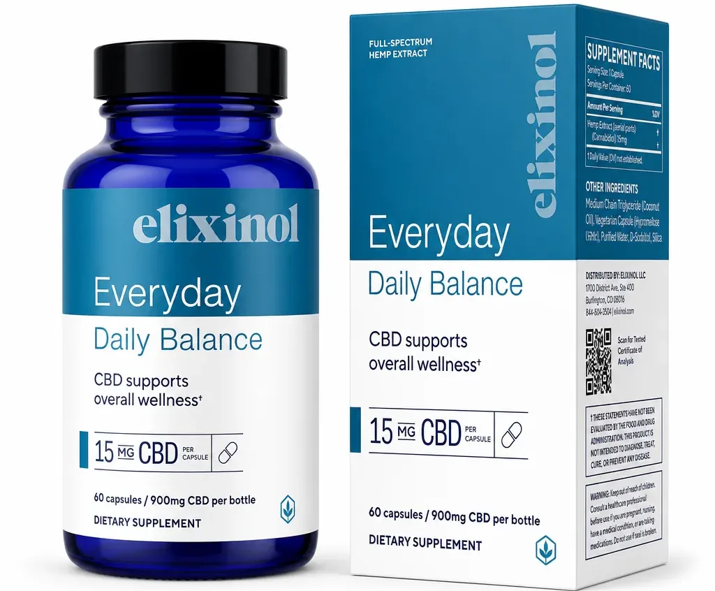 Elixinol Everyday Daily Balance Capsules image 3