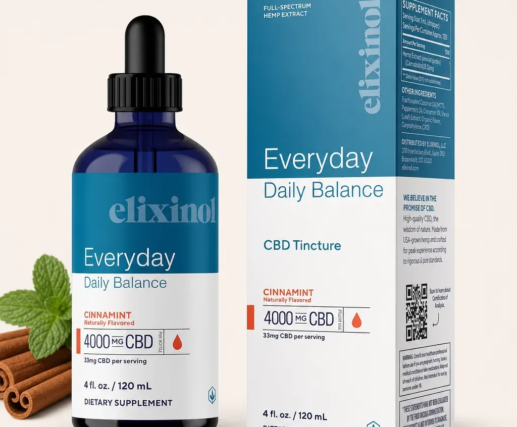 Elixinol Everyday Daily Balance Extra Strength Tincture image 3