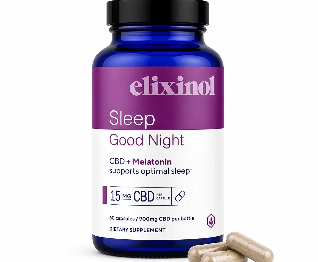 Elixinol Sleep Good Night Capsules
