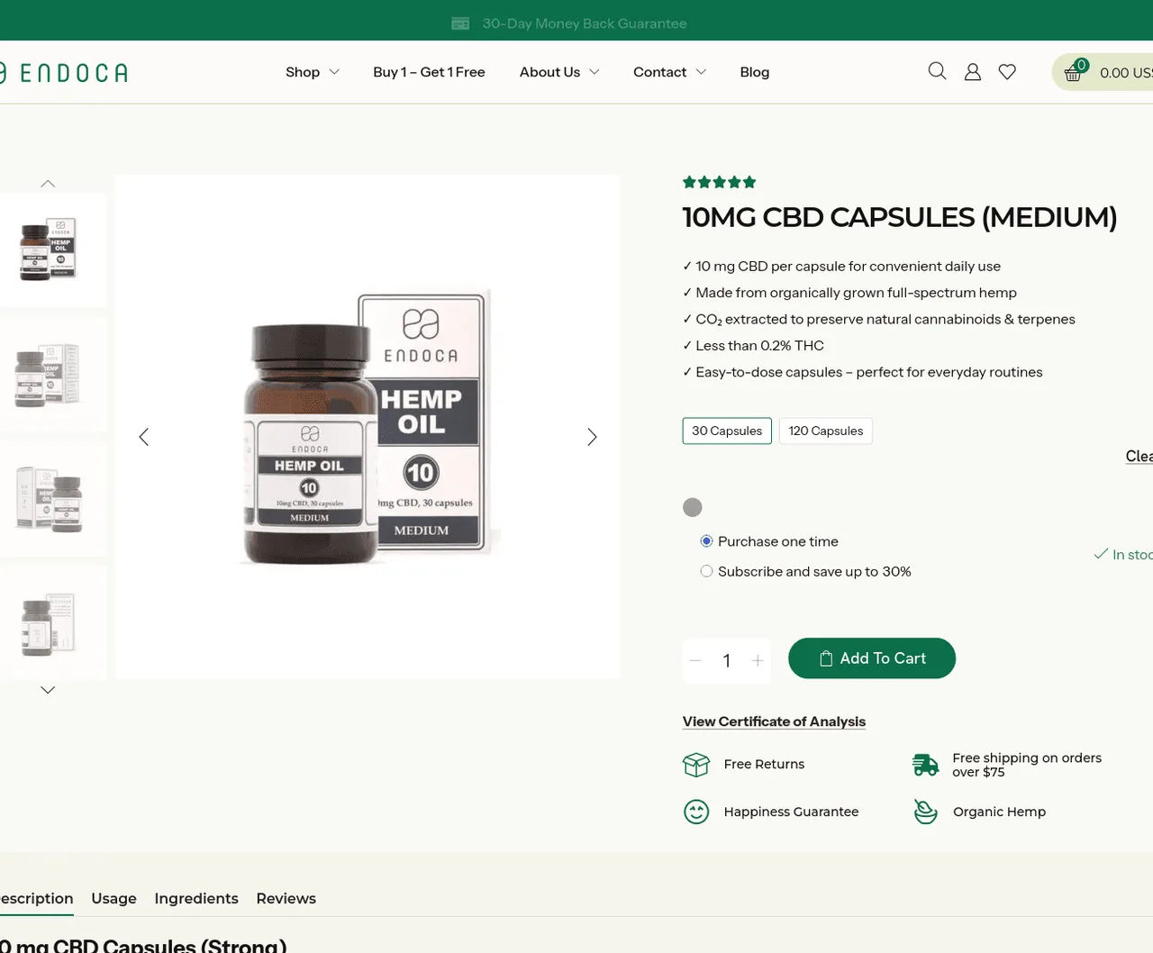 Endoca CBD Capsules image 4