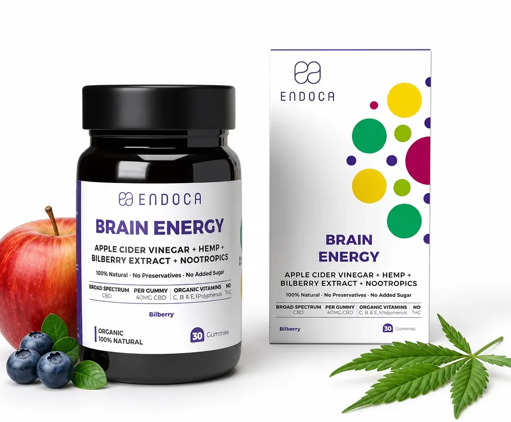 Endoca Brain Energy Bilberry Gummies