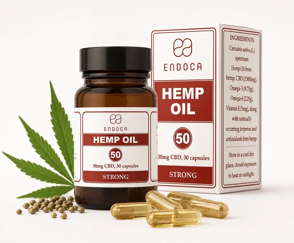 Endoca CBD Capsules Strong image 2