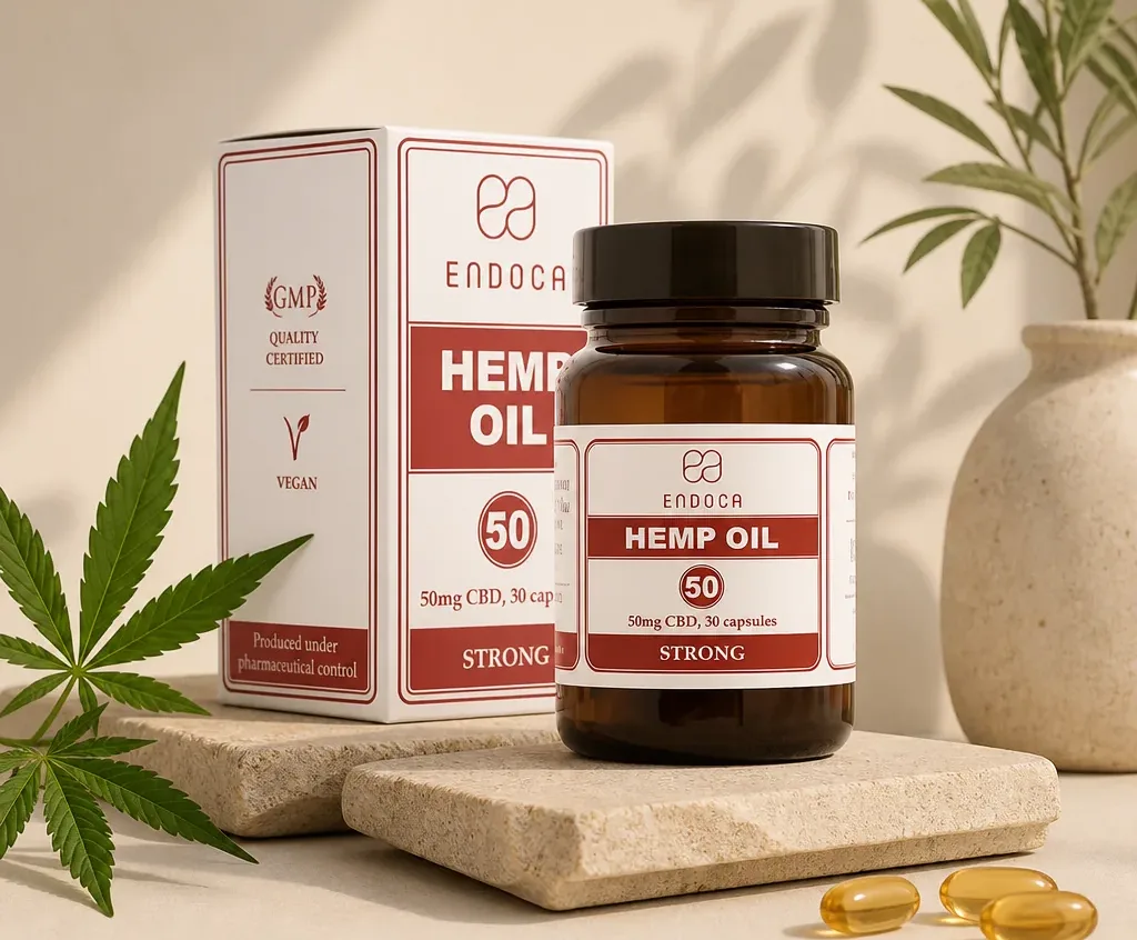 Endoca CBD Capsules Strong image 3