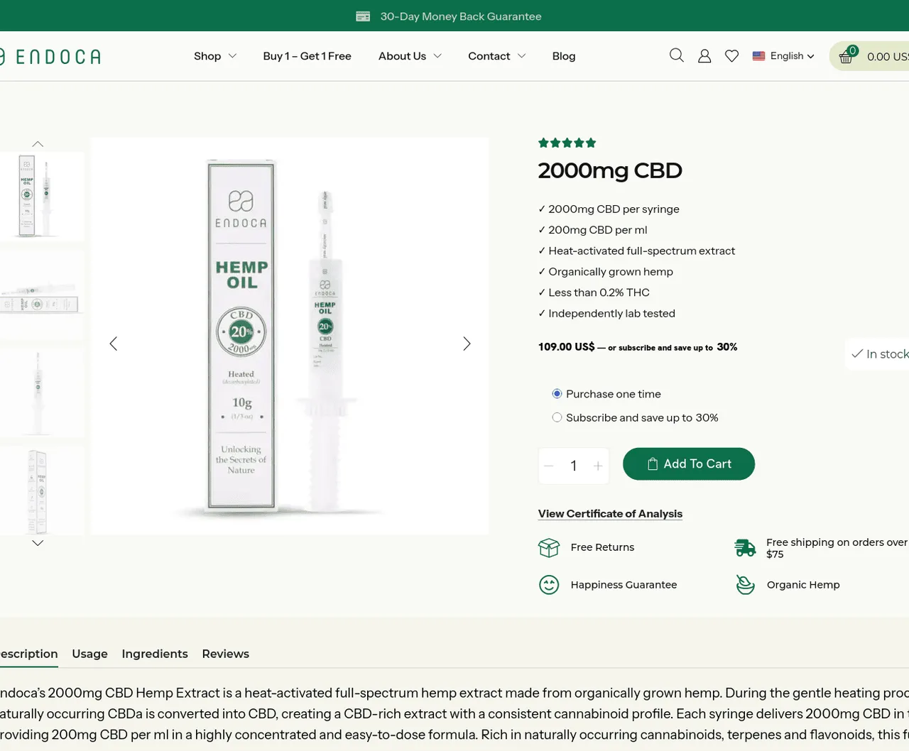 Endoca CBD Extract Paste image 4