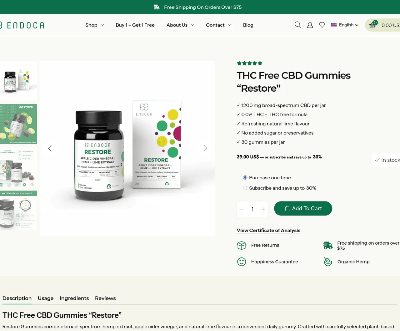 Endoca Restore Gummies image 4