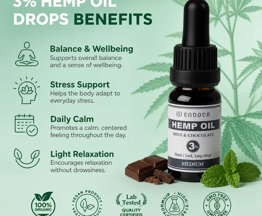 Endoca Chocolate Mint Oil image 2