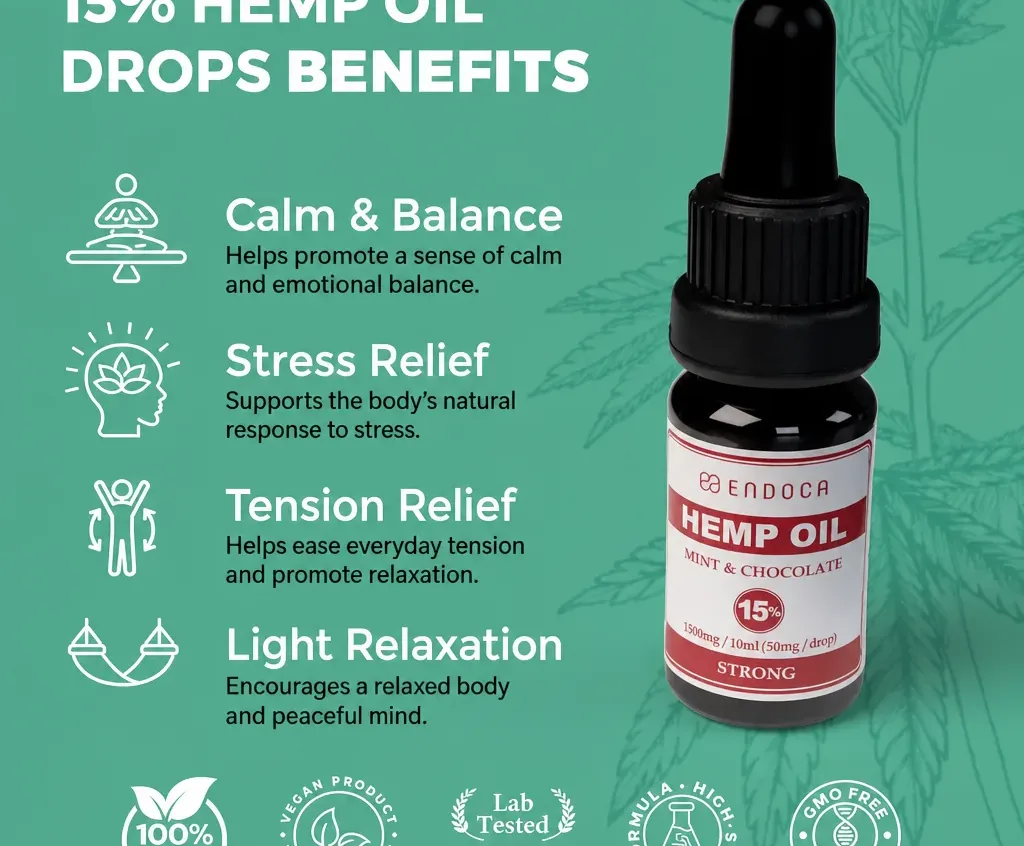 Endoca Mint CBD Oil image 2