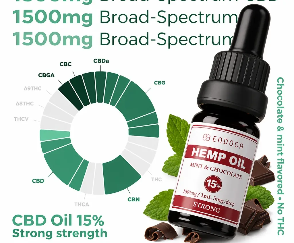 Endoca Mint CBD Oil image 3