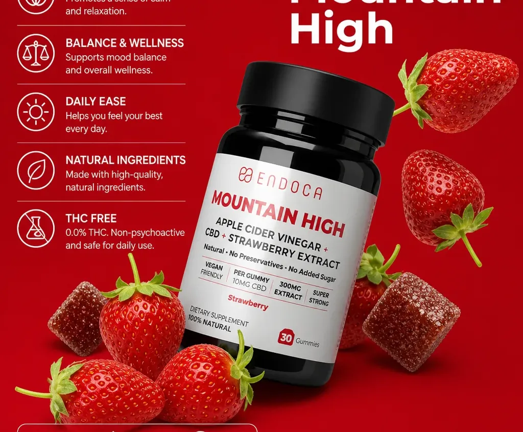 Endoca Mountain High CBD Gummies image 2