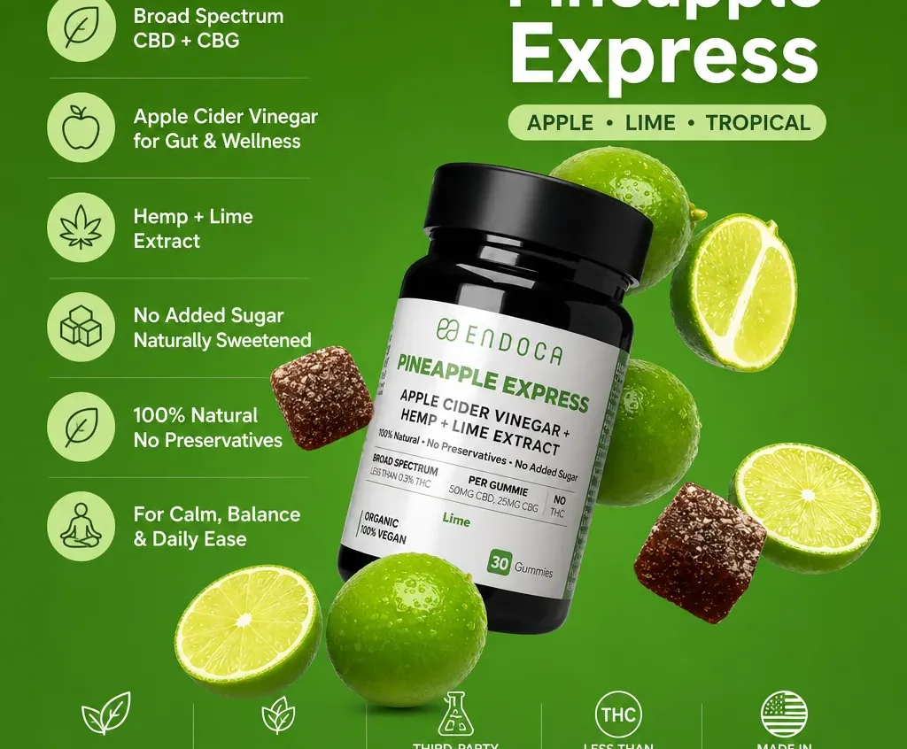 Endoca Pineapple Express Gummies image 2