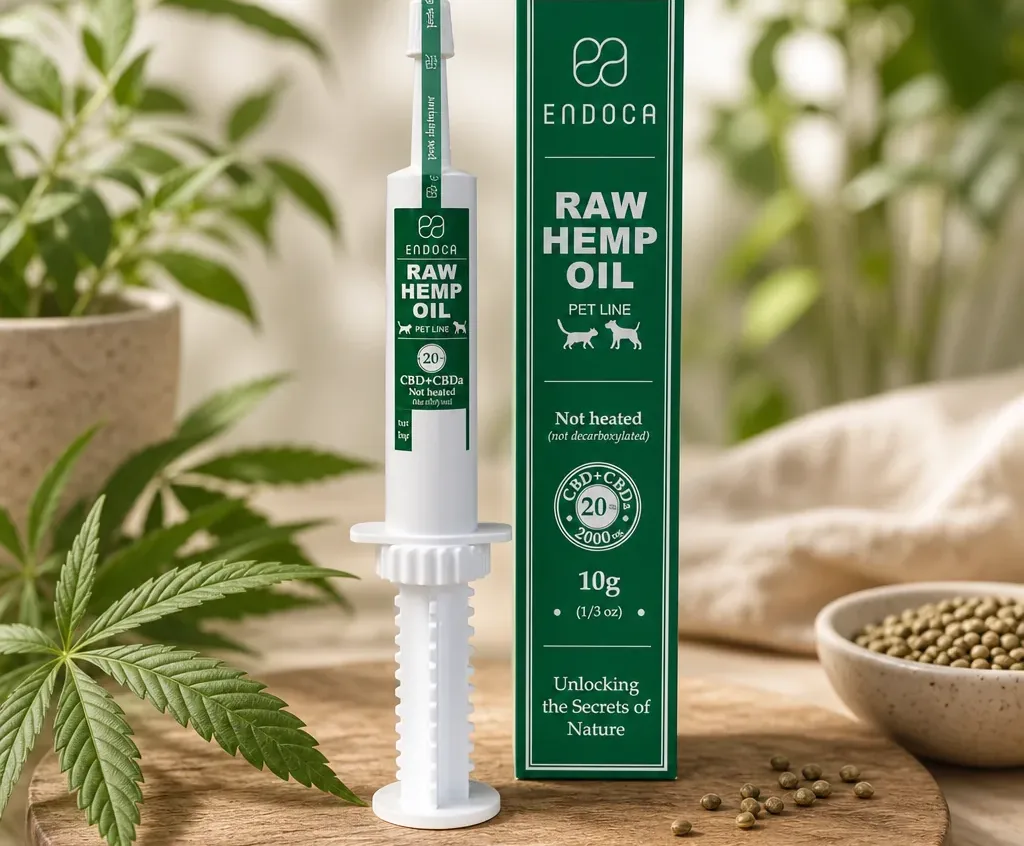 Endoca Raw CBD Paste Organic Hemp Applicator