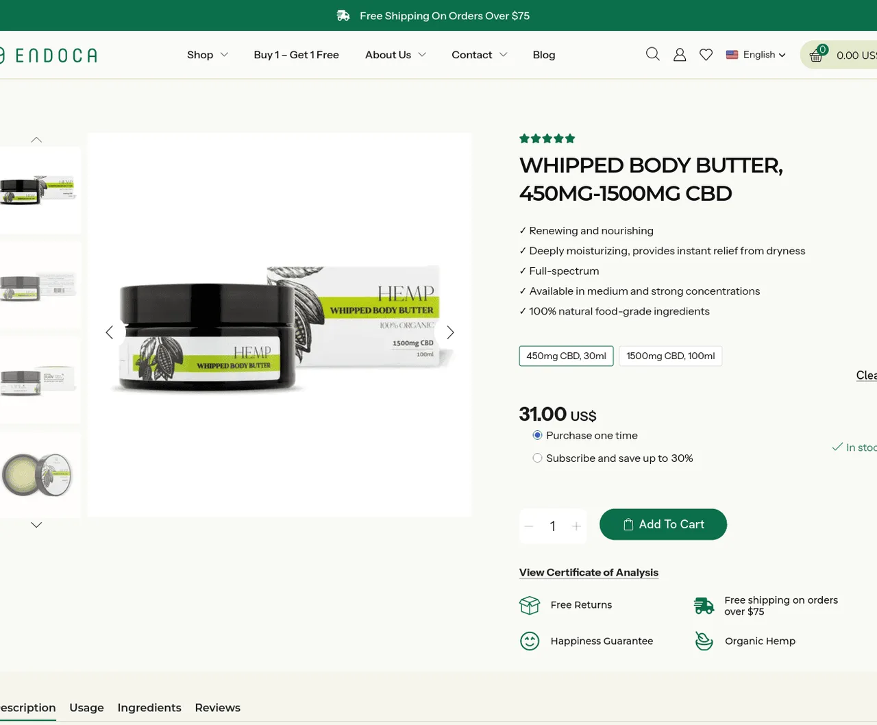 Endoca Whipped Body Butter image 4