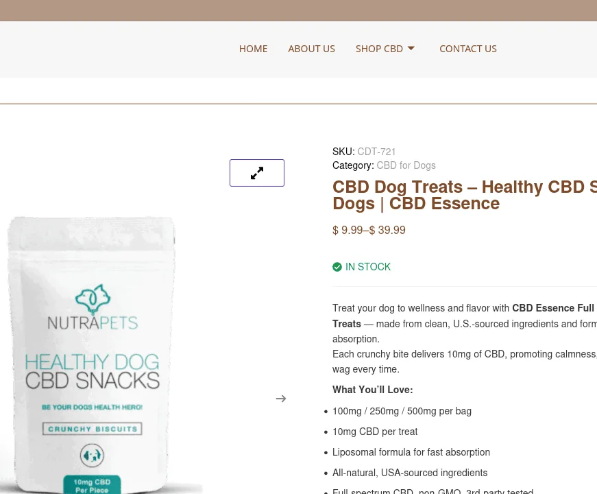 Essence CBD Dog Treats image 3