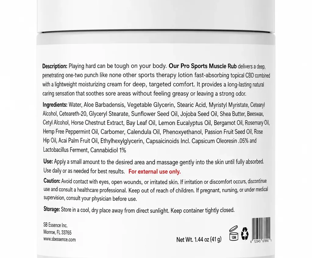 Essence CBD Muscle & Joint Rub image 2