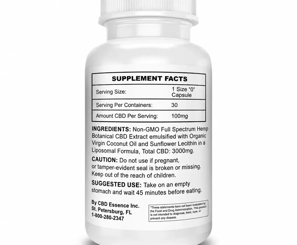 Essence Extra Strength CBD Capsules image 3
