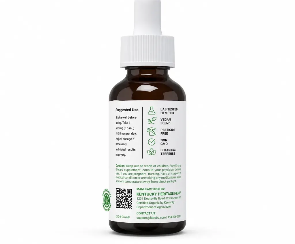 FABCBD Broad Spectrum CBD Oil image 3